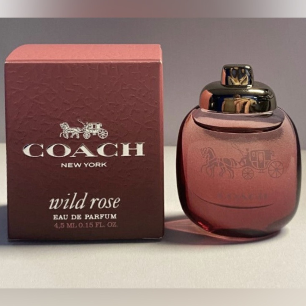 COACH Wild Rose Women Eau De Parfum size 4.5ml Mini NWT - Picture 2 of 8